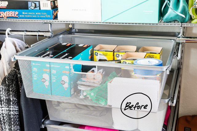 Closet Organization Ideas A Catch All Finds Its Focus Dona S Goal Was To Take Everything Out Of The E That Didn T Belong There And Reess Closet System Were Already Outed With Elfa Shelving